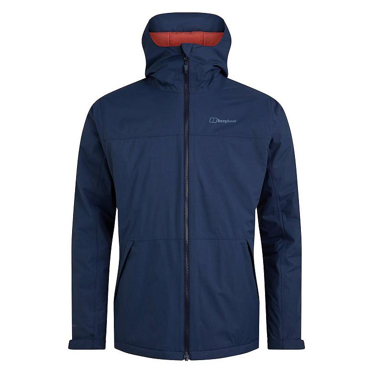 Pánska Nepremokavá Bunda Berghaus Gore Tex Deluge Pro 2.0 Modre Slovensko 2453FZMHP